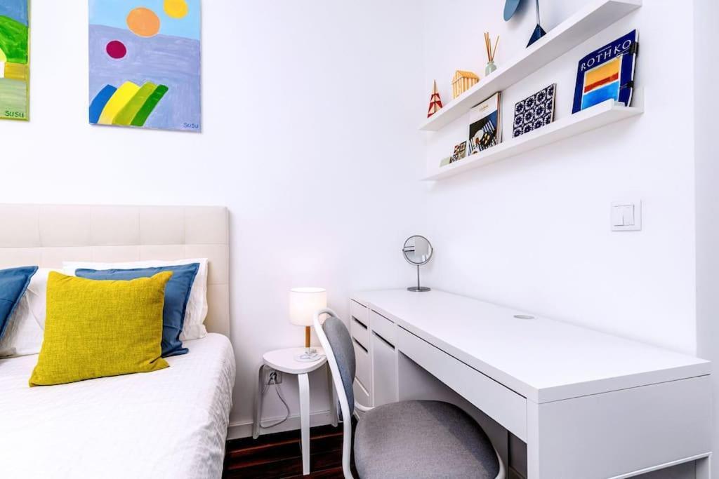 Cozy Bright Space With Landscape And Air Conditioner Lizbona Zewnętrze zdjęcie